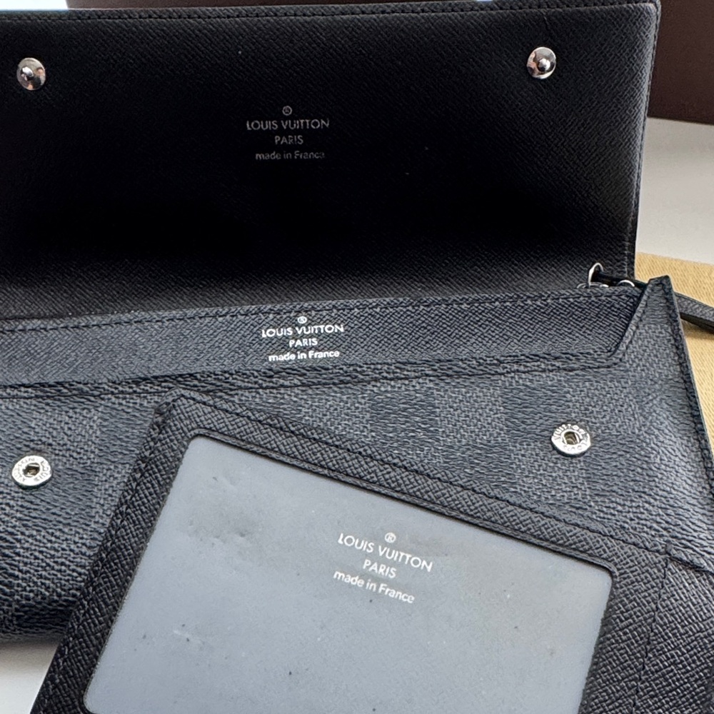 Louis Vuitton Damier Graphite Portefeuille Long Modulable Bifold Wallet - Picture 4 of 8